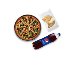 Pizza Plus Pakistan 1x Large Pizza, 1x Chicken Calzone, 1x Drink 1 Ltr Wow Plus Deal For Rs.1700/-image-1179